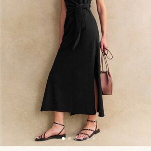 Sezane pippae dress black